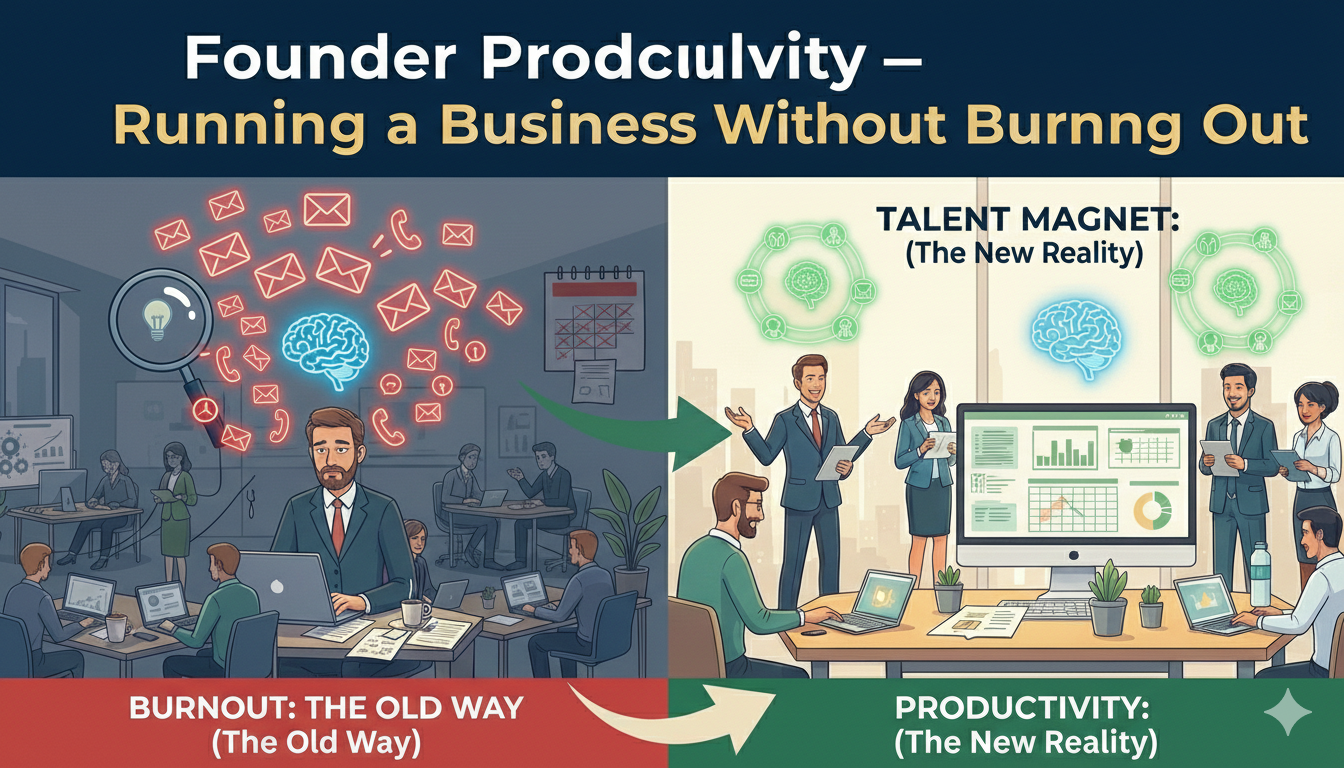 Founder Productivity-Running a Business Without Burnng Out