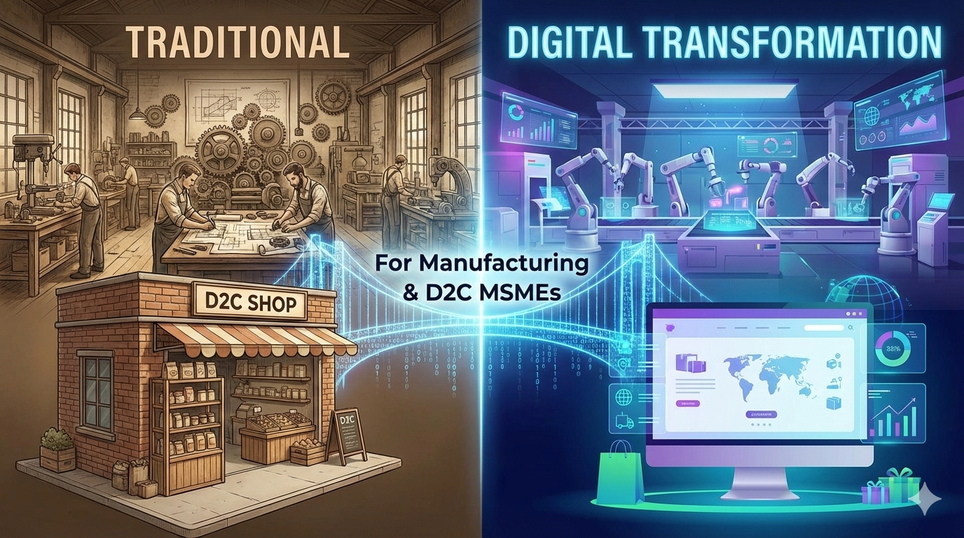 Digital Transformation for Manufacturing & D2C MSMEs: How to Modernize Without Breaking the Bank