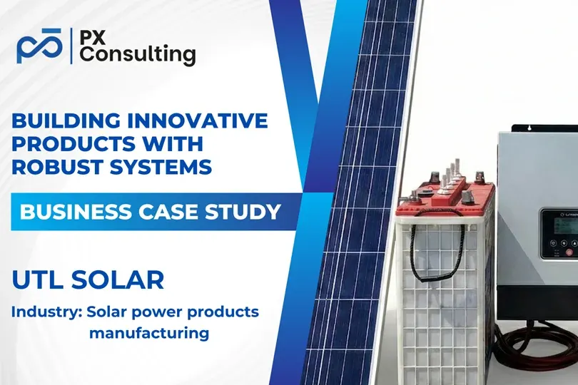 UTL Solar Factory Operations Consultant